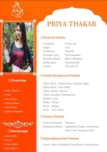 11+ Biodata Format for Marriage for Girl Free Download Word/PDF